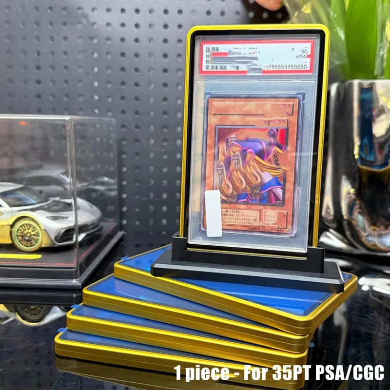 Multicolor Gradient Color Aluminum Alloy Trading Card Protect Holder Metal Case For 35PT PSA CGC Graded Card