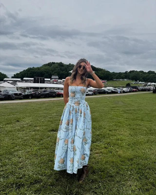 Mingmingxi Sommer Floral Print Kleid Elegante 2025 Neuheiten Spaghetti Strap Flare Kleid Maxi Urlaub Party Kleider Frauen