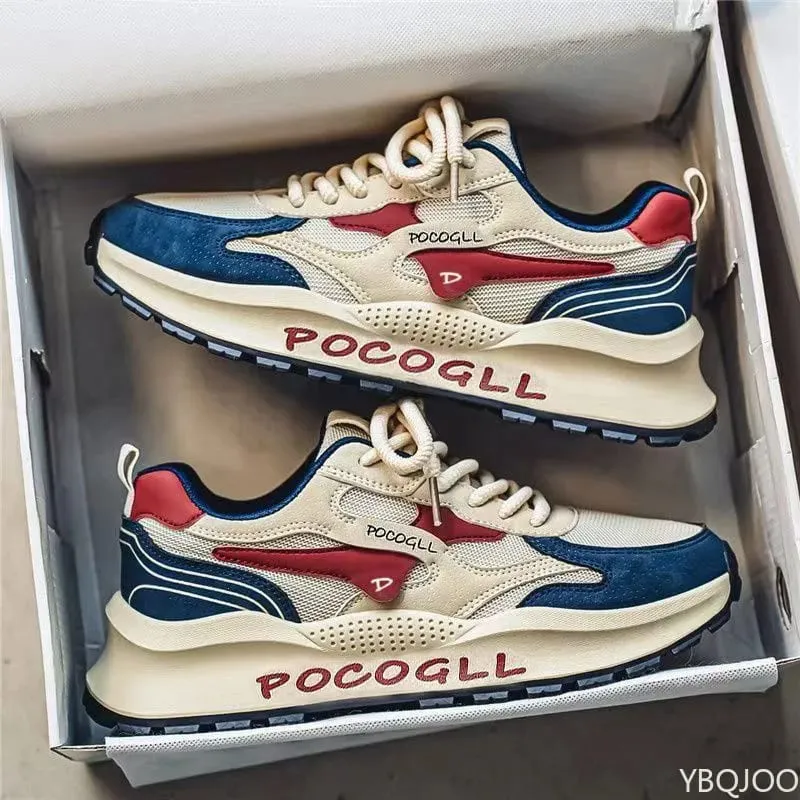 New summer fashionable versatile height increasing shoes mesh breathable soft soled shoes casual comfortable men's sneakers — image 4