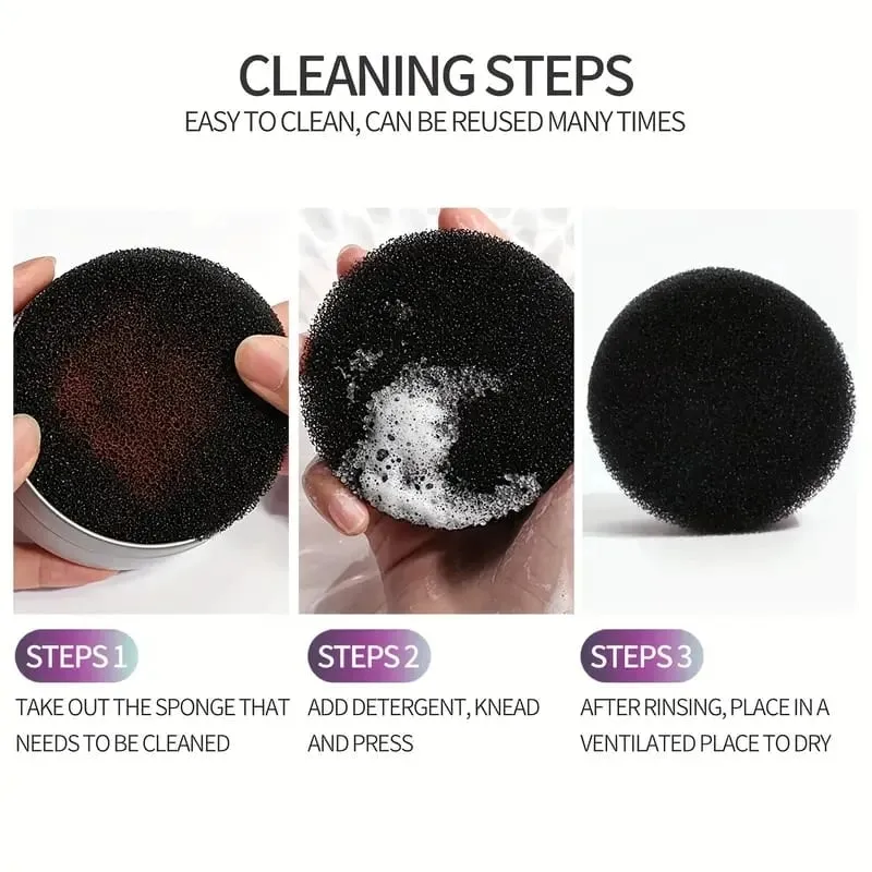 Makeup Brushes Cleaner Sponge Dry Cleansing Make Up Brushes Cleaner Eye Shadow Eyebrow Blush Color Removal For Outdoor Travel