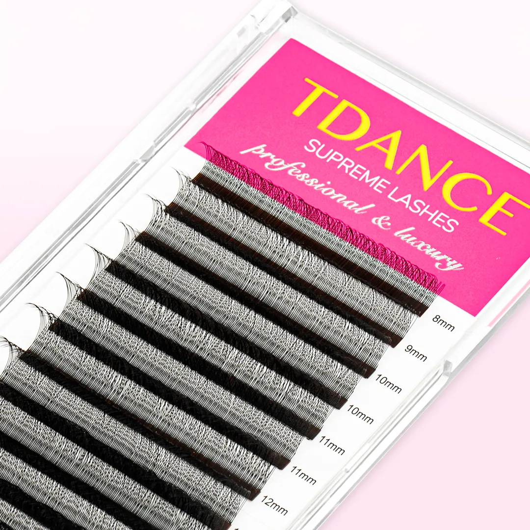 Single Tip 2D Y Hand Made Eyelash Extension Softer False Mink Lashes Y Shaped Eye Lashes for Makeup Tools