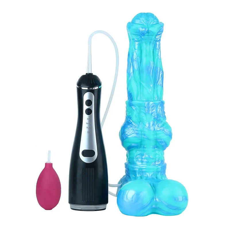 Silicone elétrico esguicho fantasia vibradores com ventosa massageador de próstata ejaculação pênis brinquedos sexuais para mulheres homens