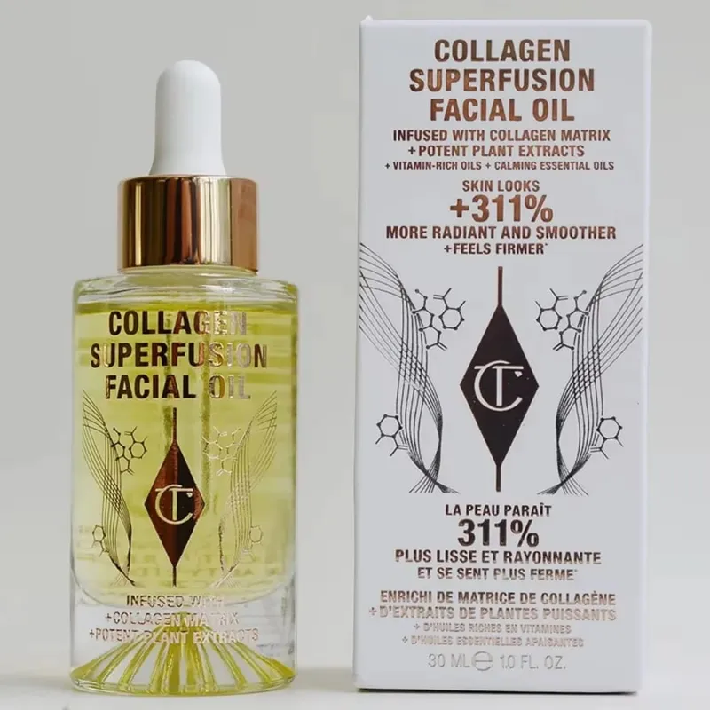 Charlotte Tilbury 30ml Collagen Superfusion Facial Oil Facial Skincare SKIN Looks More Radiant Smoother Feels Firmer Makeup Gift