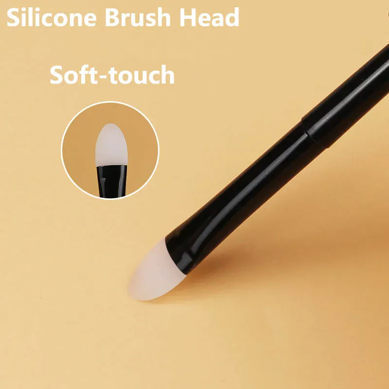 1/5Pcs Silicone Eyeshadow Brushes Soft Lip Balm Eyeliner Applicator Concealer Eyebrow Brushes Portable Facial Makeup Beauty Tool — image 5