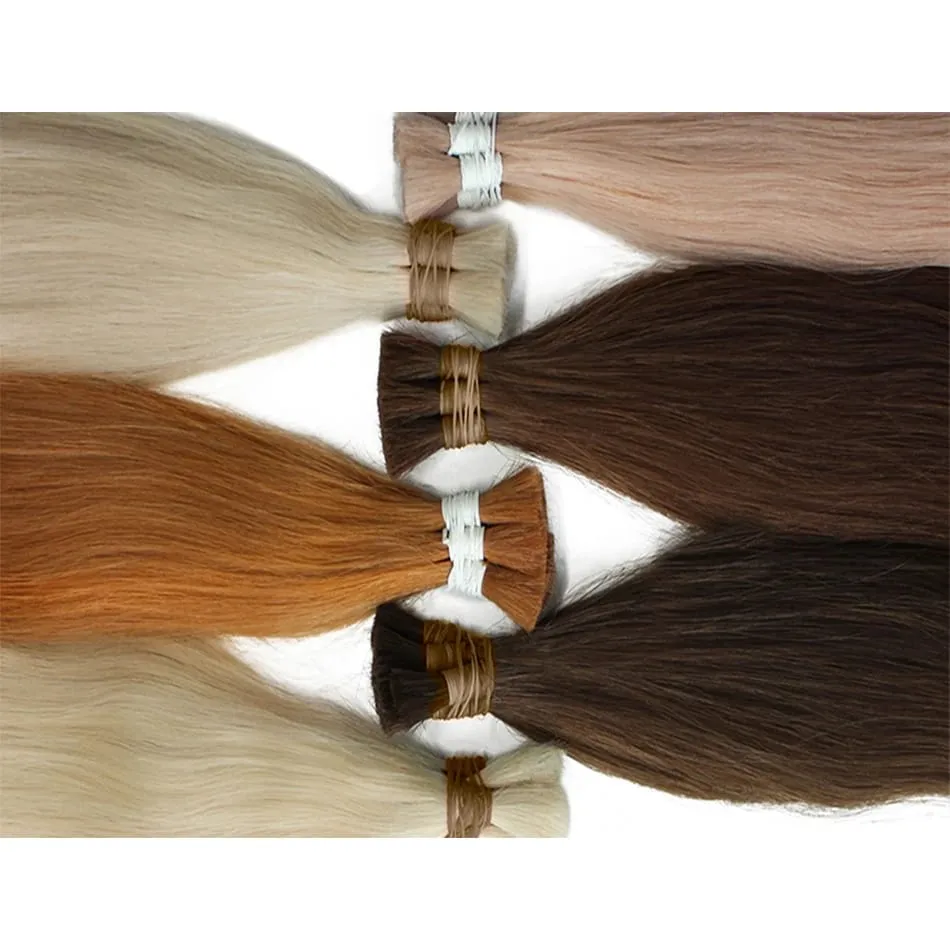613 Striaght Human Hair No Weft 100% Virgin Bundles Highlight Original Bulk Extensions Russian Natural Unprocessed Blonde Braidi — image 6