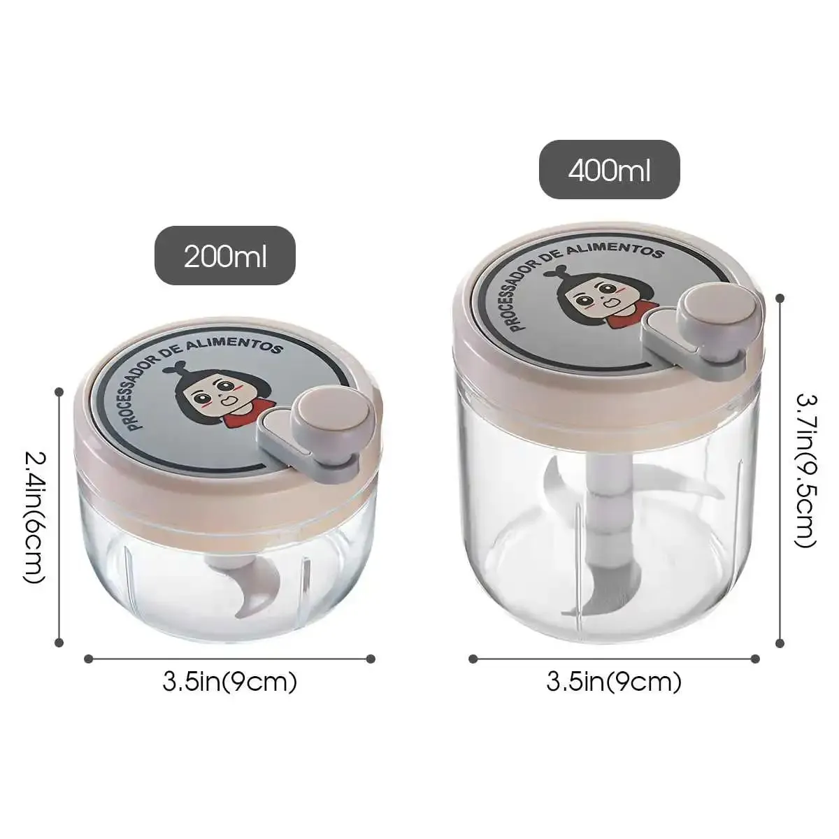 Garlic Crusher Highly Efficient Masher Chopper for Home Multifunctional Manual Grinder with Safe Blades