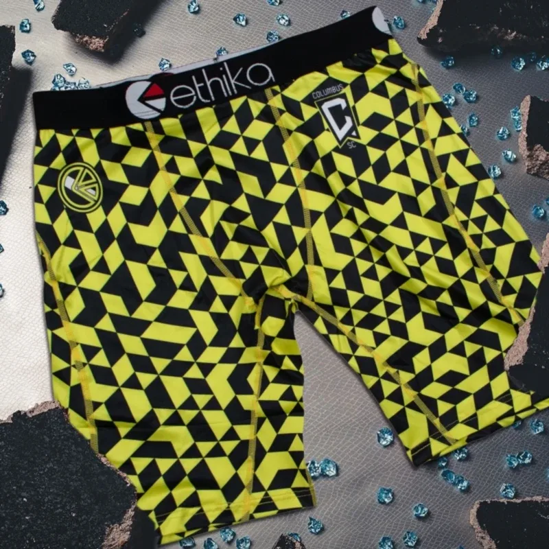 1Pcs Men Underwear Boxers Breathable Mesh Crotch Man Underpants Plus Size Mens Panties L-3XL Printed Men's Boxers Briefs