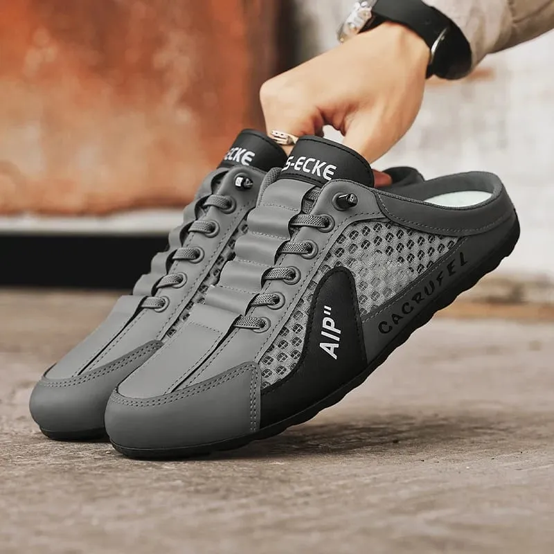 New Men's Summer Slippers 2026 Designer Mens Casual Slingback Sandals Fashion Lightweight Non-slip Breathable Sneakers Zapatos — image 8