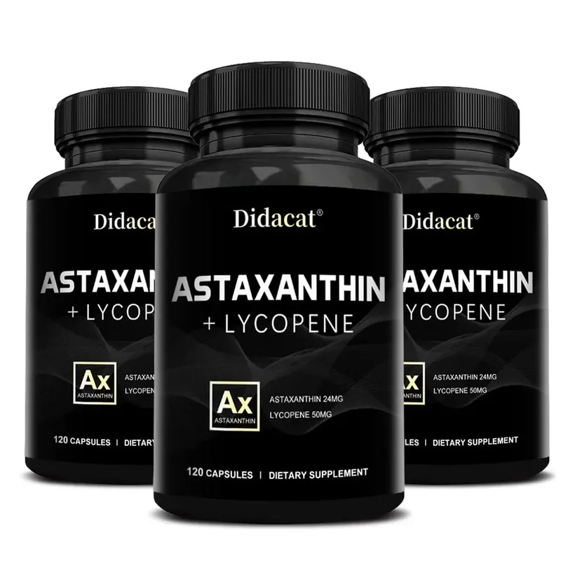 Astaxanthin-Ergänzungsmittel für Männer und Frauen | Aus der Mikroalge Haematococcus Pluvialis zur Unterstützung der Augen- und Hautgesundheit