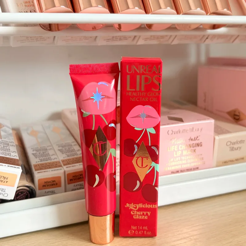 Luxury CT Multicolored Water Light Lip Gloss Lasting Hydrating Lip Balm Heart-shaped Tip Lip Brush&Jelly Lip Gloss Makeup Gift