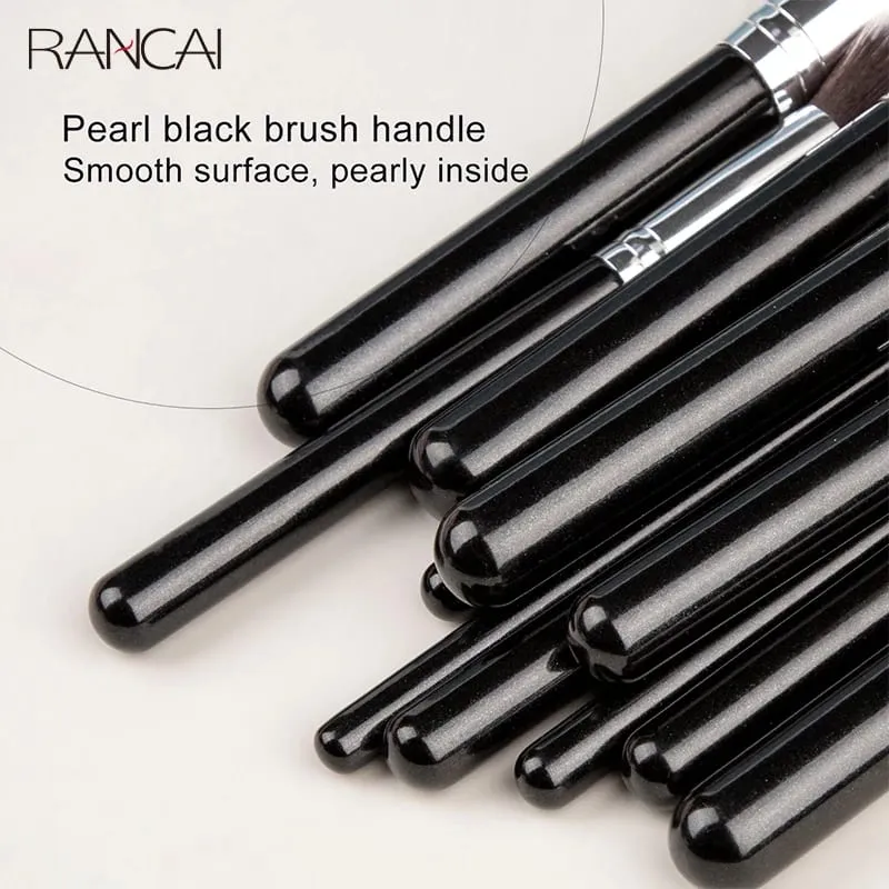 Professional 40Pcs Makeup Brushes Set Soft Synthetic Bristle Powder Blending Contour Eyebrow Eyeshadow Fan Foundation Brush