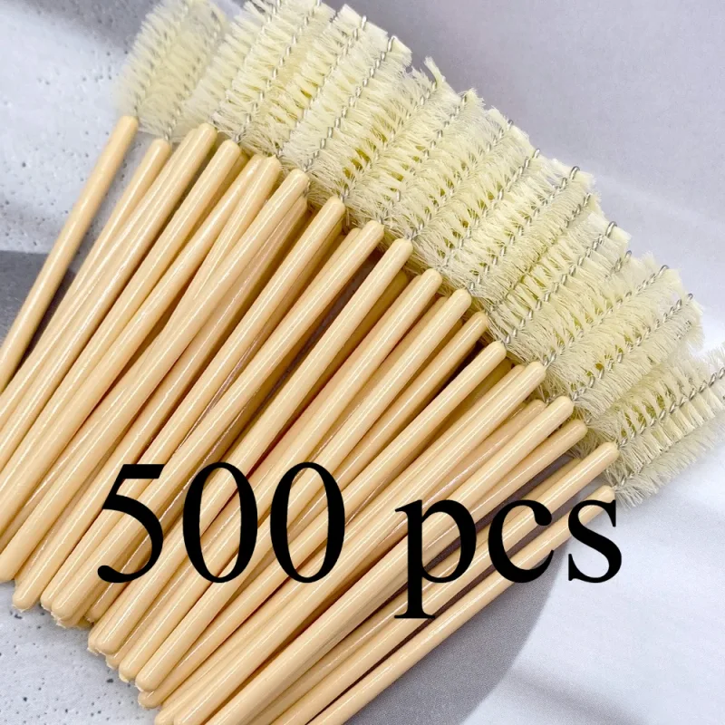 Zanse 50/500pcs Eyebrow Eyelash Brushes Eyelash Spoolies Mascara Wands Applicator for Eyelash Extension Makeup Tool — image 12