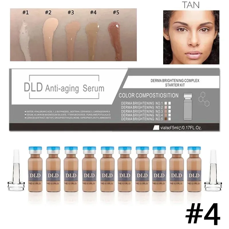 10 vials Korea 5ml BB Cream Glow Essence Beginner Starter Kit Liquid Foundation Moisturizing Hydration Skin Rejuvenation Beauty
