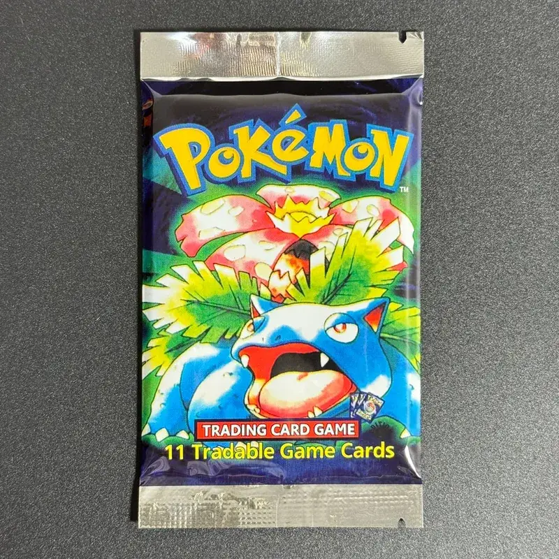 1ST Edition Basisset 1999 Booster Pack TCG Basisset Onbeperkt spelkaarten Pokemon Charizard Blastoise Venusaur PTCG Collectible