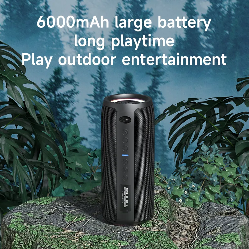 Zealot-S51Pro 40 ワットハイパワー Bluetooth スピーカー 3D ステレオ低音 Bluetooth スピーカーポータブル IPX5 防水適切な TWS ブームボックス