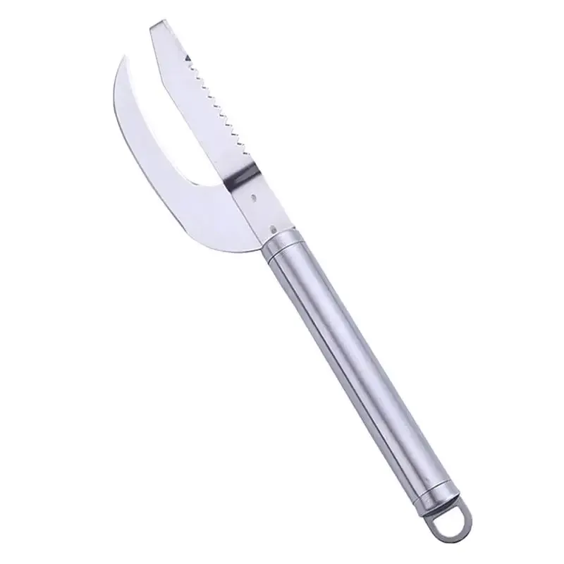 2in1 Fish Skin Brush Fast Remove Fish Scale Scraper Planer Tool Fish Scaler Fishing Knife Cleaning Tools Kitchen Accessories