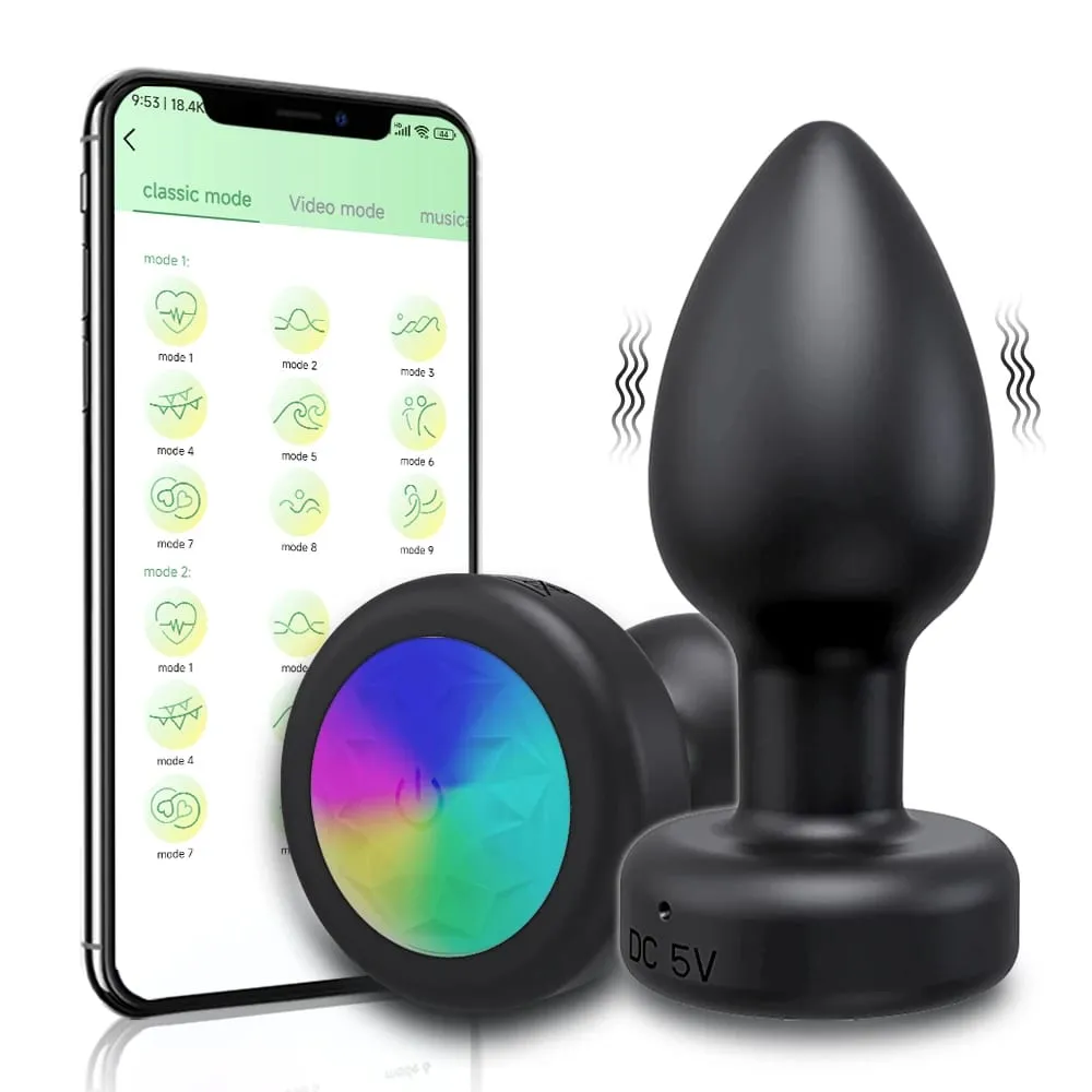 Wireless Bluetooth Prostate Massager Vibartor for Male APP Remote Control Butt Plug Women Anal Vibrating Adults Sex Toys