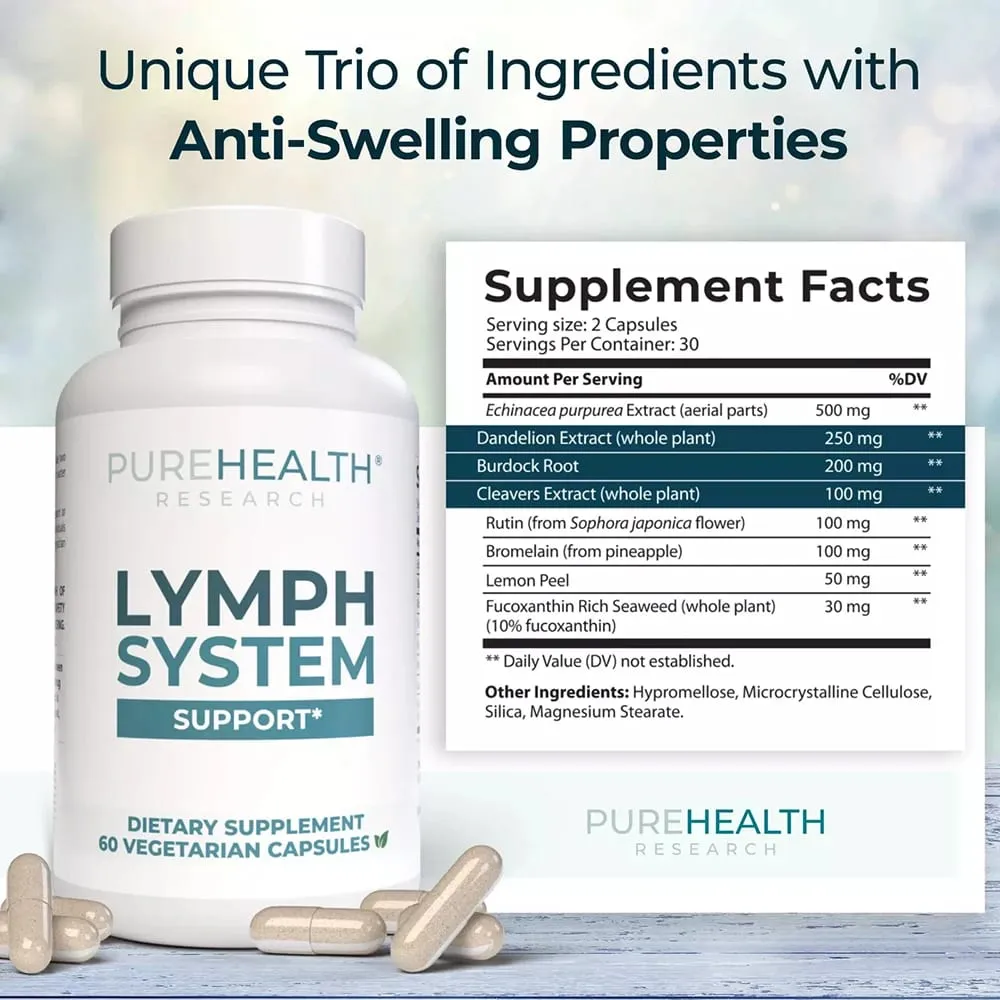 Lymphatic System Support Supplement - with Dandelion Extract — image 4