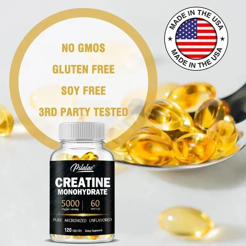Creatine Monohydrate - Improves Athletic Performance Strength Endurance and Muscle BuildingSupplements