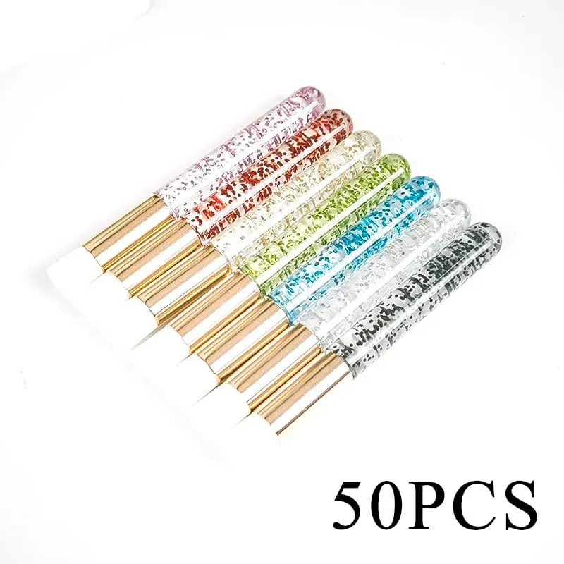 30/50/100pcs Eyelash Cleaning Brushes for Eyelash Extensions Glitter Lash Shampoo Brushes Nose Pore Cleansing Makeup Tools