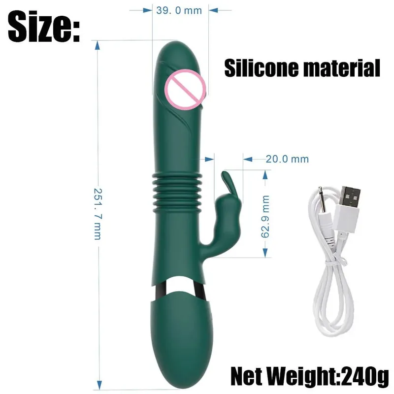 Large Dildo G Spot Vibrator Rabbit Clitoral Clit Stimulation Realistic Penis Sex Shop Sex Toy Adult Product Vibrador for Women