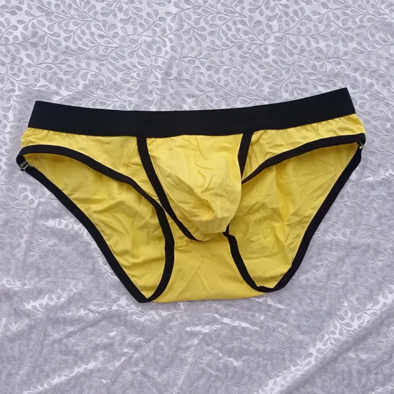 Calzoncillos a estrenar para hombre, ropa interior, mezcla de algodón, elástico, cintura baja, bolsa M ~ 2XL, elástico, verano, todas las estaciones