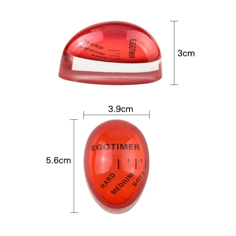 Egg Timer&Alarm Clock for Kitchen - Perfect Soft/Medium/Hard Boiled Eggs Decorative Cooking Tool with 3-Stage Doneness Indicator — image 5