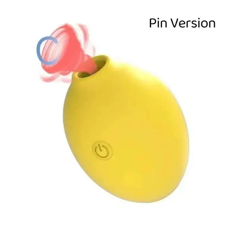 1Set Vakum Kuat Menghisap Lemon Vibrator Oral Nipple Stimulator untuk Wanita Wanita Blowjob Sucker Massager Melancap Mainan Seks