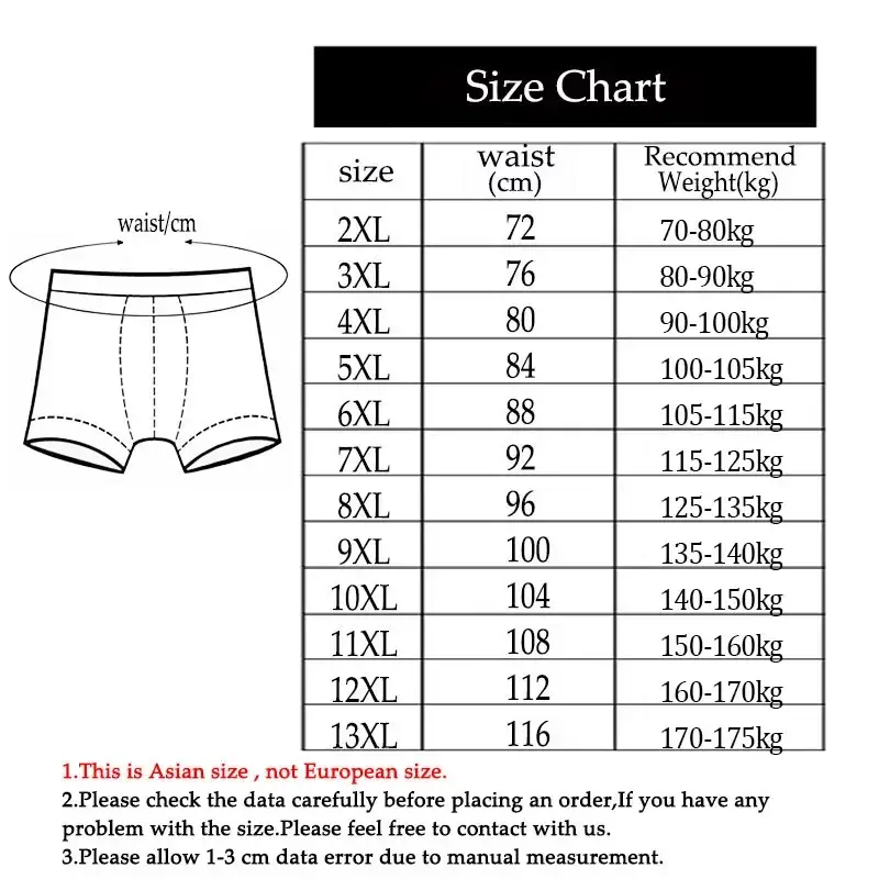 4 Pz/lotto 13XL Modale Oversize Uomo Boxer Homme Boxer Mens Mutandine Uomo Biancheria Intima Mutandine Uomo Intimo Uomo Boxer Com