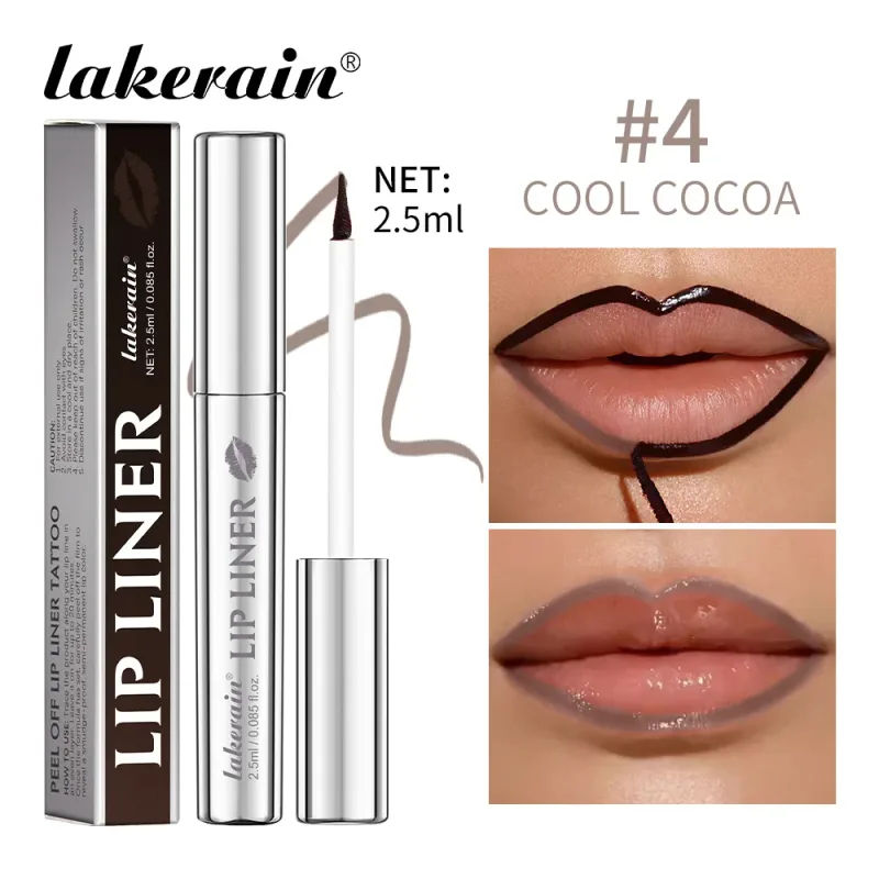Lip Liner Pencil Peel Off Lip Stain Tattoo Long Wearing Matte Waterproof Smudge Proof Transfer Proof Lip Cosmetic For All Day — image 13