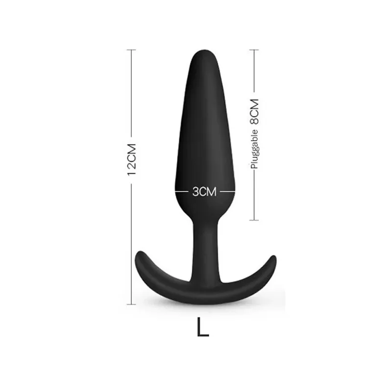 3 Different Size Anal Plug Soft Silicone Anal Butt Plug Stimulator Adult Sex Toys for Men/Women Prostate Massager Anal Trainer — image 7