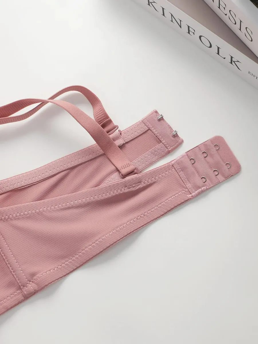 솔리드 Underwire 란제리 세트 속옷 팬티 세트 여성 강철 반지와 브래지어를 밀어 Intimates 속옷 정장