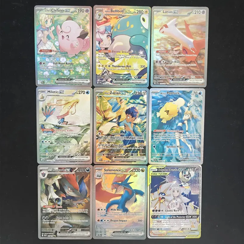 tcg การ์ดภาษาอังกฤษ SV10 SV09 Destined Rivals Team Rocket's Mewtwo Cynthia's Garchomp Ethan's Ho-Oh Trading Card Game — image 20