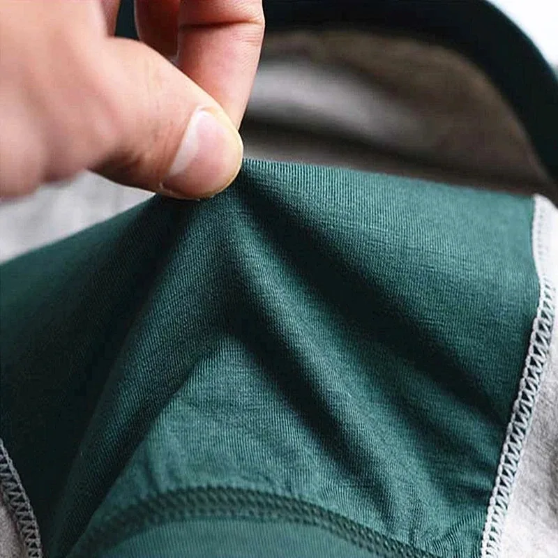 Large Size Seamless Underwear Men Solid Cotton Boxer Shorts Men's Panties Breathable Boxers Mens Pack Underpants Man