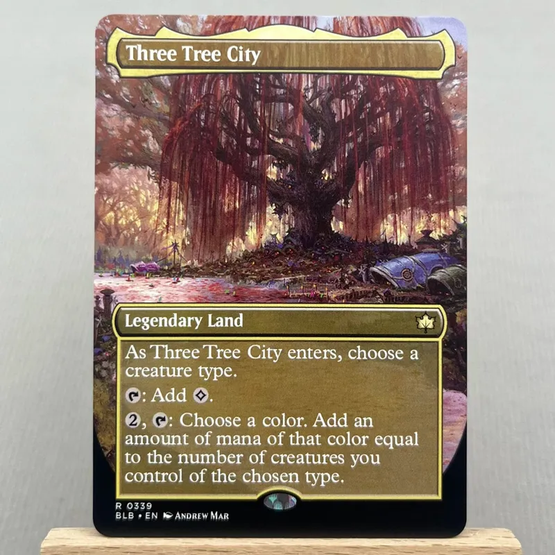 BLB BLC MH3 OTP HOLO7-Ⅰ02 TCG Cards Proxys Three Tree City Ygra Eater of All Maha the Its Feathers Night