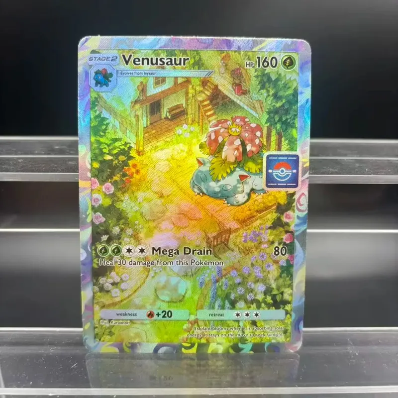 DIY POCKET Collection Cards Blastoise Self Made Single Card Classic Game Anime Card Gift Toy