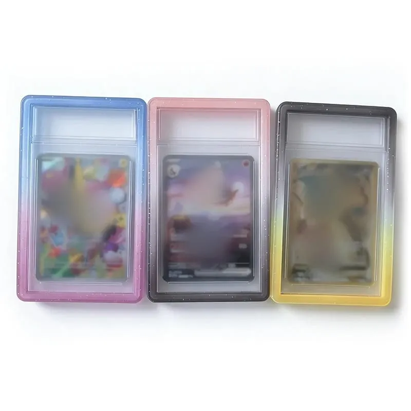 Gradient Silicone Bumper Case Guard Protector Display Sleeves Skin TPU for 35PT Graded Card Slab Sports Game Storage Holder — image 2