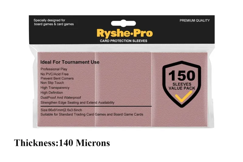 150Pcs Premium Card Sleeves 2.6"x3.6" Compatible with Standard Size Trading Cards for MTG Pokemon TCG Baseball Card Sport Cards — image 14
