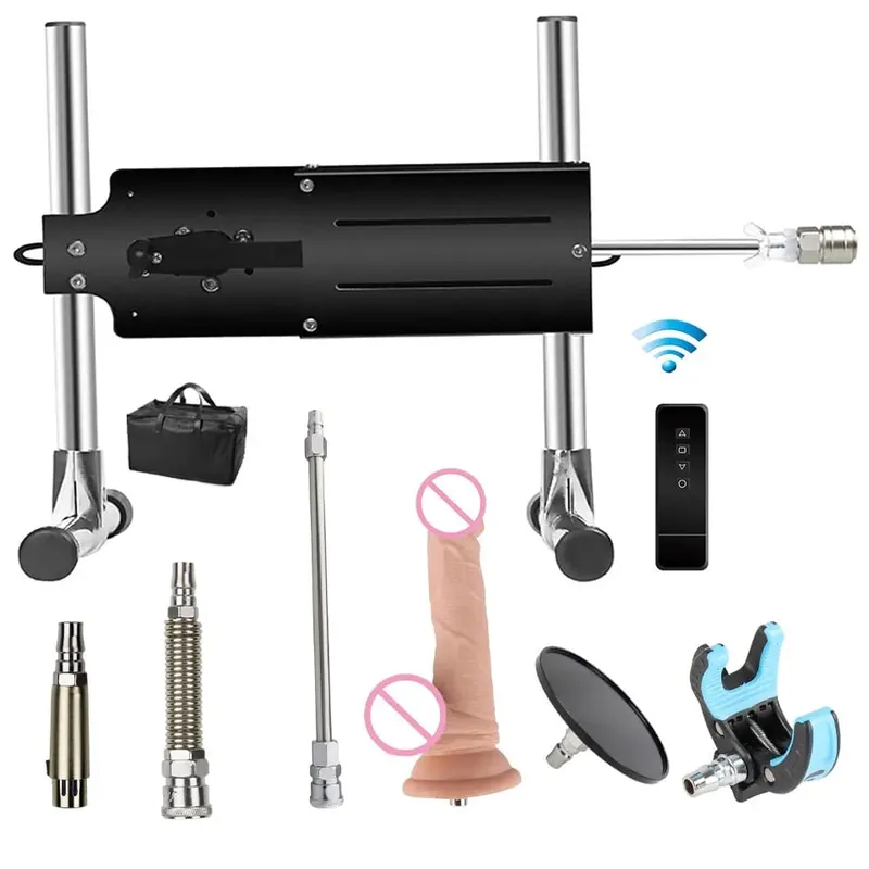 Machine sexuelle améliorée avec télécommande, Super silencieuse, Ultra réglable, Vac U Lock, 30db, 70W, Machine d'amour avec Big D gratuit