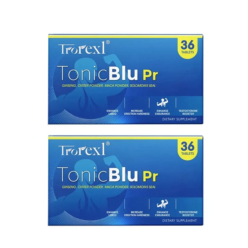 Trorexl-TonicBlu Pro - الحبة الزرقاء لتعزيز حجم الطاقة الصلبة الصخرية الجينسنغ الطبيعي للحصول على أفضل الفوائد