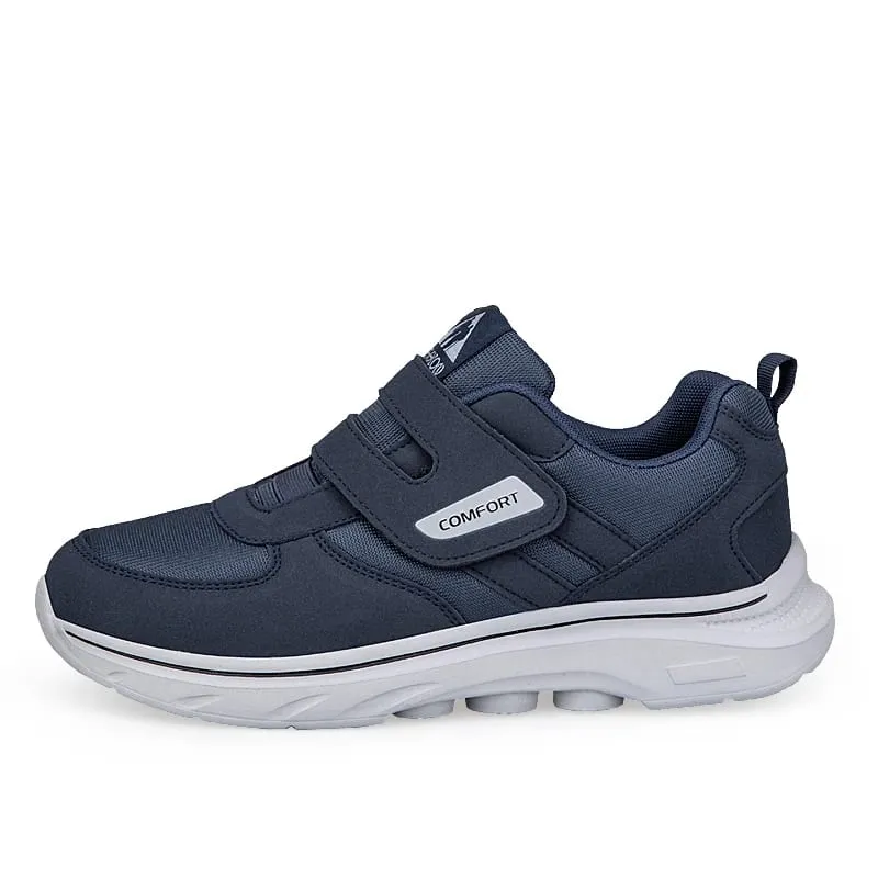 Men's Diabetic Shoes for Elder Orthopedics Feet Swollen Adjustable Walking Shoe Casual Sneakers Elderly Foot Pain Relief