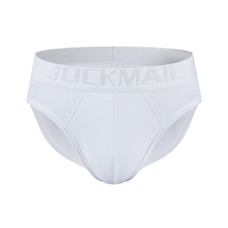 Herr Underkläder Shorts Sexig Lågformad Randig Bikini Athletic Supporters Kalsonger Sovkläder Nylon Snabbtorkande Andas