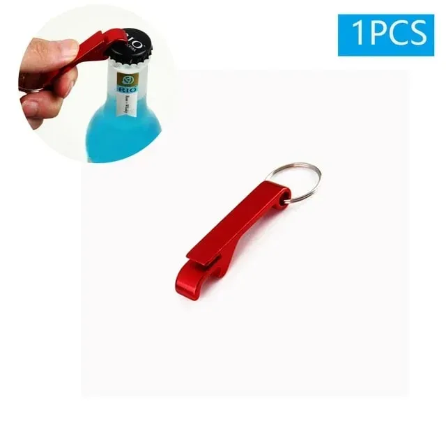 1/2Pcs Automatic Beer Bottle Opener Stainless Steel Push Down Opener for Magnet Beer Soda Cap Bar Party Kitchen Accessories