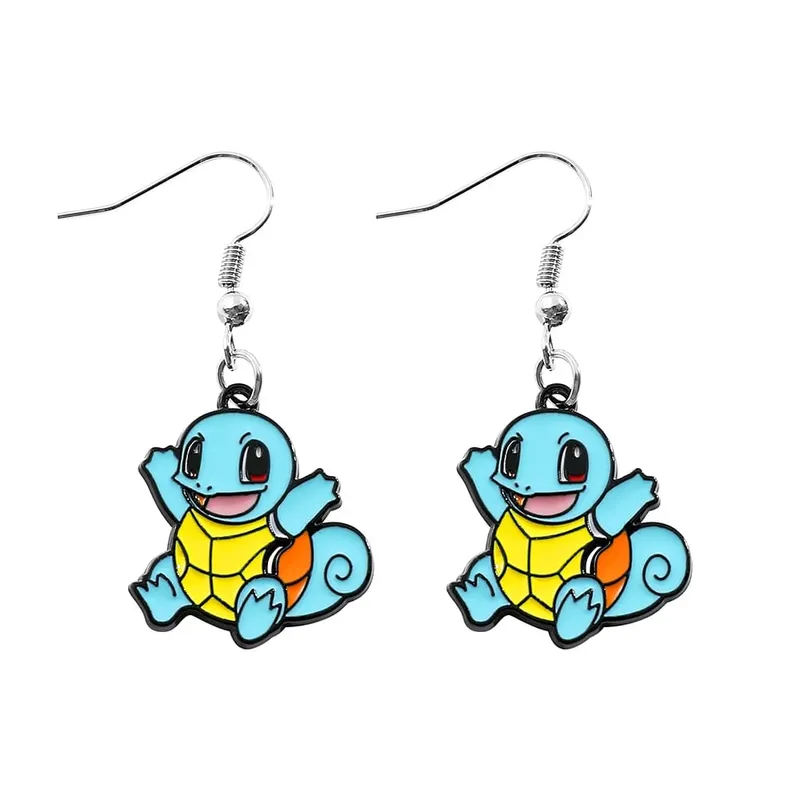 Anime Pokemon Metal Toy Figure Comel Pikachu Squirtle Psyduck Charmander Hiasan Parti Hadiah Cosplay