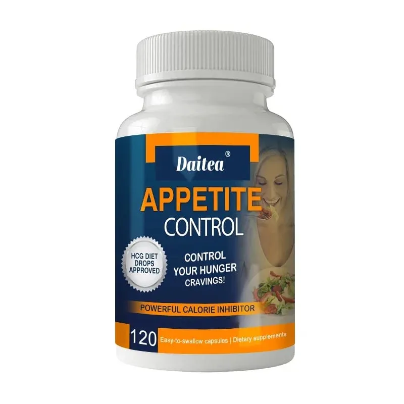 Daitea Capsule per il Controllo dell'Appetito - Chitosano Biologico con Vitamina C (90% DAC) Aumenta il Metabolismo Bruciando i Grassi Basso Contenuto di Grassi