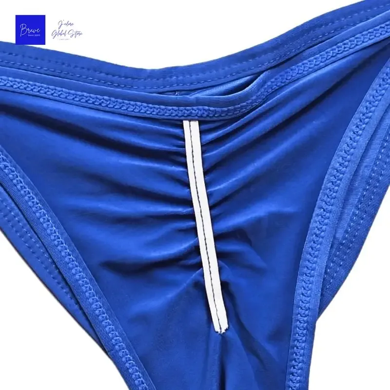 Slip perizoma in seta di ghiaccio da uomo taglia US Sexy perizoma a vita bassa traspirante senza cuciture T-Back intimo sportivo fitness taglie forti