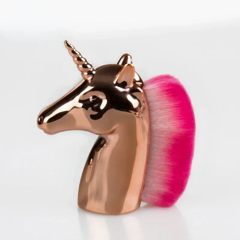 Unicorn Nail Dust Brush Nails Art Accessories Remove Manicure Dust Brush Nail Gel Cleaning Brushes Makeup Brush Manicure Tools