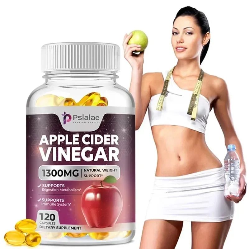 Apple Cider Vinegar - Fat Burner Natural Detox and Cleanse Energy Support Supplement