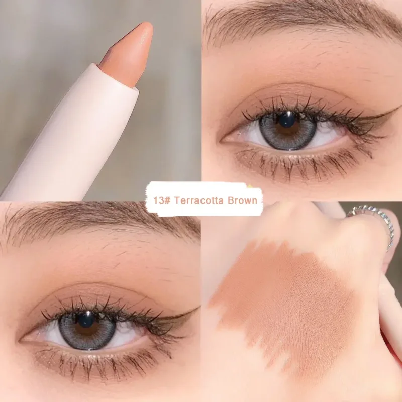 Eye Shadow Lying Silkworm Highlighter Pen Korean Eyes Makeup Matte White Pearl High-gloss Brightening Glitter Eyeshadow Stick