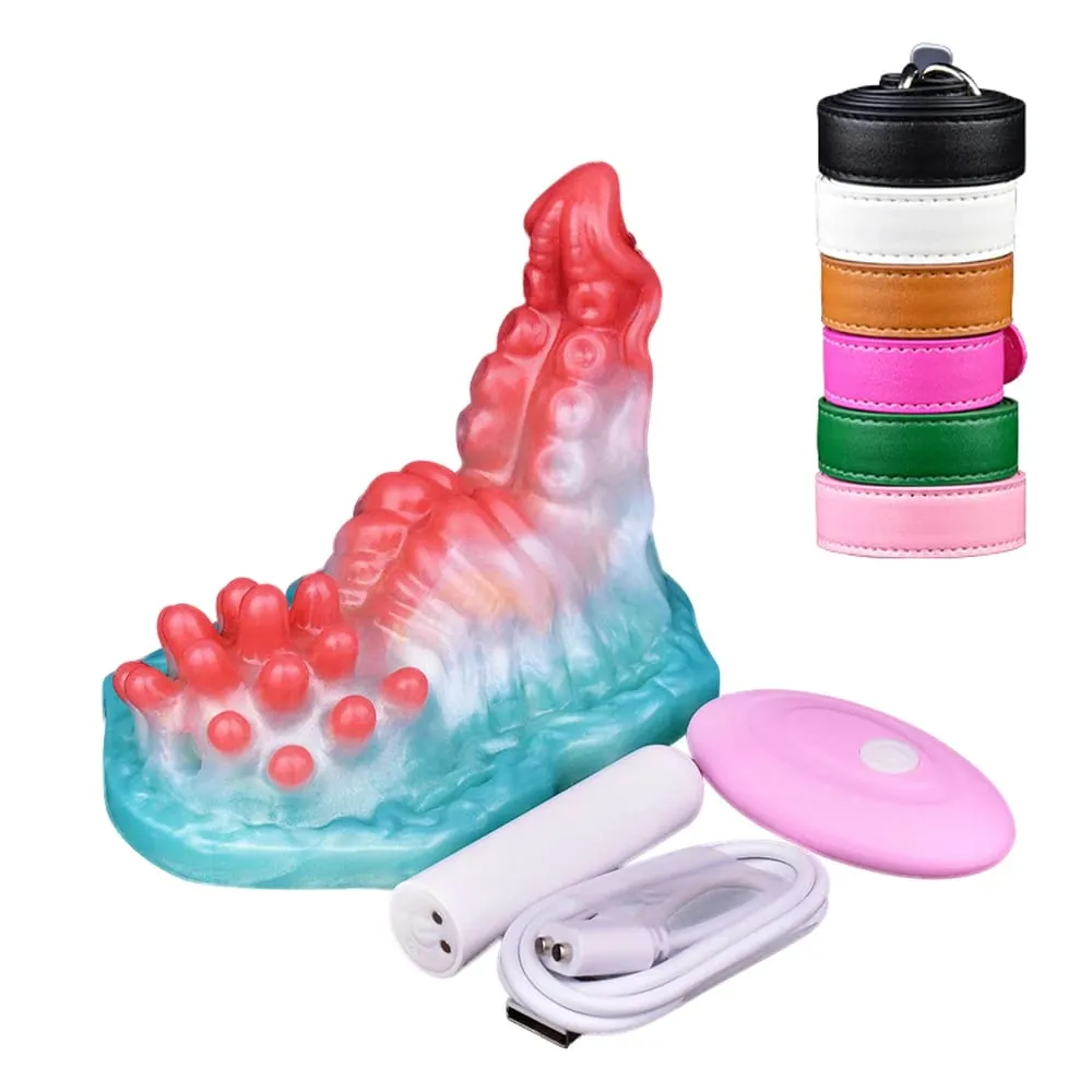 Wireless Control Silicone Octopus/Granule Sex Grinder Strapon Grinding Hump Friction Vibration Massage Female Masturbation — image 1